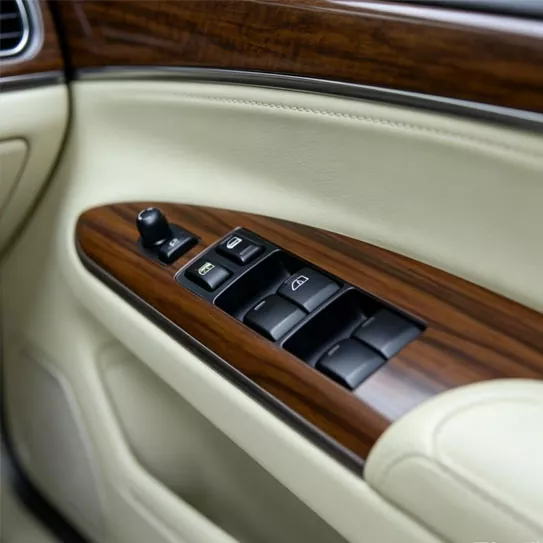 Tombol Trim Interior Otomotif Tahan Alus Plastik